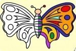 Colora la farfalla Colora la farfalla