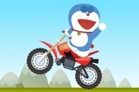 Corsa in motocicletta di Doraemon Corsa in motocicletta di Doraemon