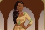 Donna indiana in sari Donna indiana in sari
