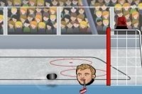 Hockey su ghiaccio con teste Hockey su ghiaccio con teste