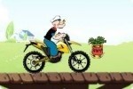 In motocicletta con Braccio di Ferro In motocicletta con Braccio di Ferro