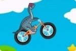 Le evoluzioni in bicicletta del dinosauro Le evoluzioni in bicicletta del dinosauro