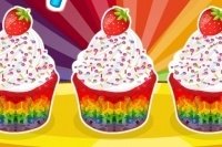 Muffin arcobaleno Muffin arcobaleno