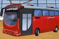 Parcheggia il bus dell'aeroporto Parcheggia il bus dell'aeroporto