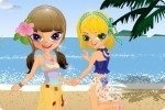 Sorelle sulla spiaggia Sorelle sulla spiaggia